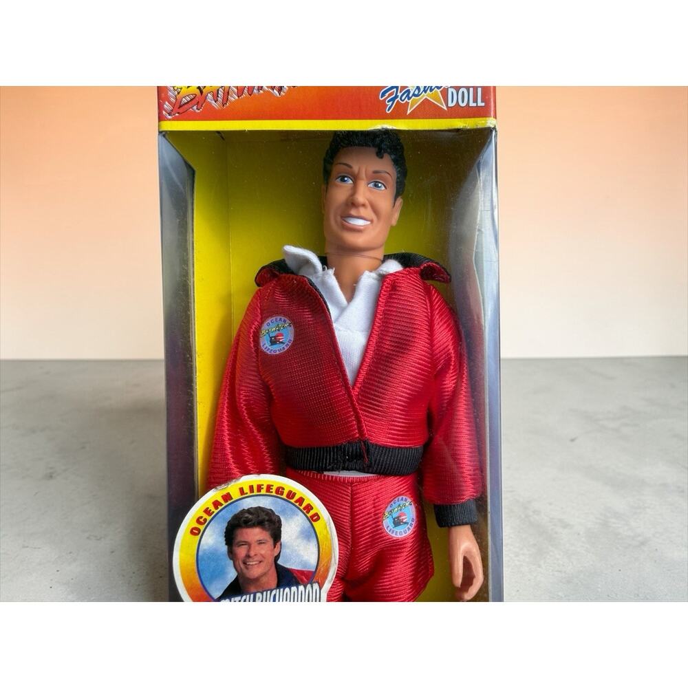 Toy Island Baywatch Mitch Buchannon Posable Fashion Doll, Brown Eyes, 1997